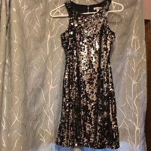Sequined Mini Dress